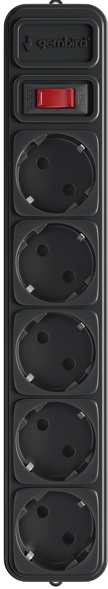 Сетевой фильтр GEMBIRD SPG5-G-15B-PRO 5р 45м Black в Киеве