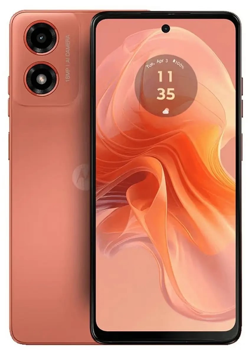 Смартфон MOTOROLA G04 4/64GB Sunrise Orange (PB150018UA) в Києві