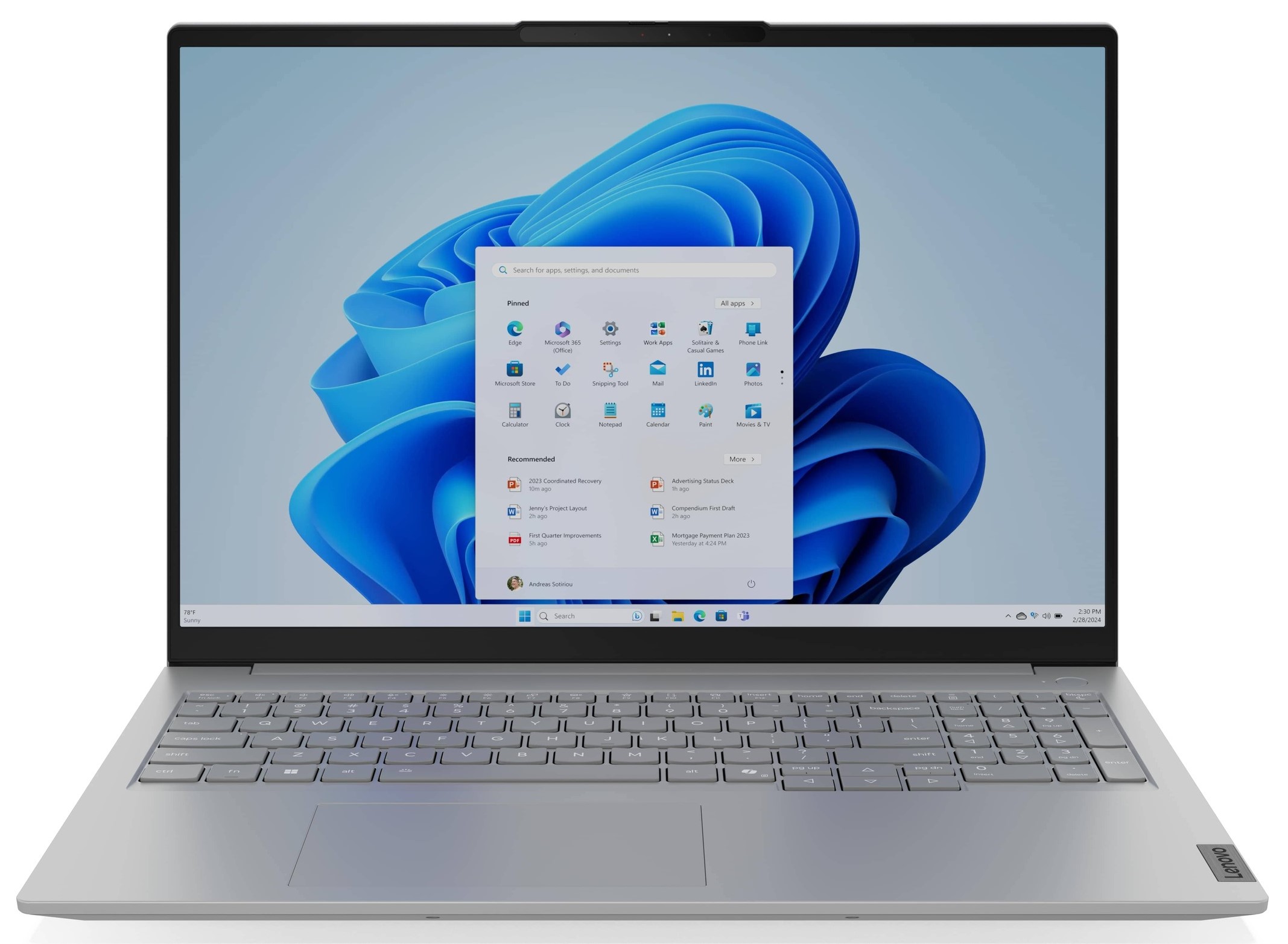 Ноутбук LENOVO ThinkBook 16 G8 IRL Arctic Grey (21SH00K5RA) в Киеве