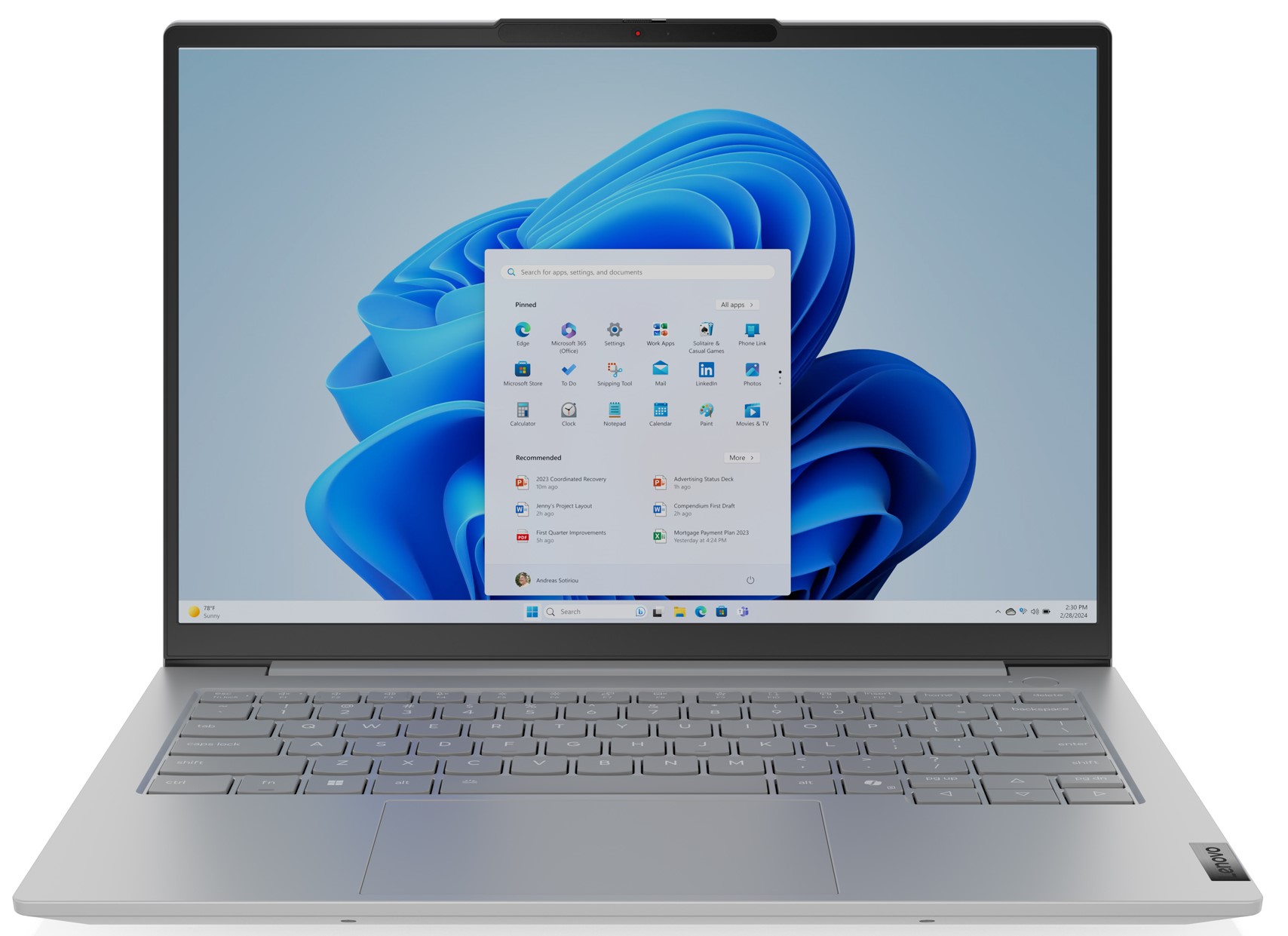 Ноутбук LENOVO ThinkBook 14 G8 IRL Arctic Grey (21SG00HPRA) в Киеве