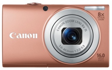 ᐉ Цифровой фотоаппарат Canon PowerShot A4000 IS Pink — купить в