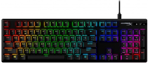 ᐉ Игровая клавиатура HYPERX Alloy Origins Red USB Black (639N3AA
