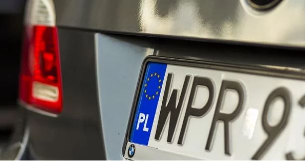 польський номер на авто