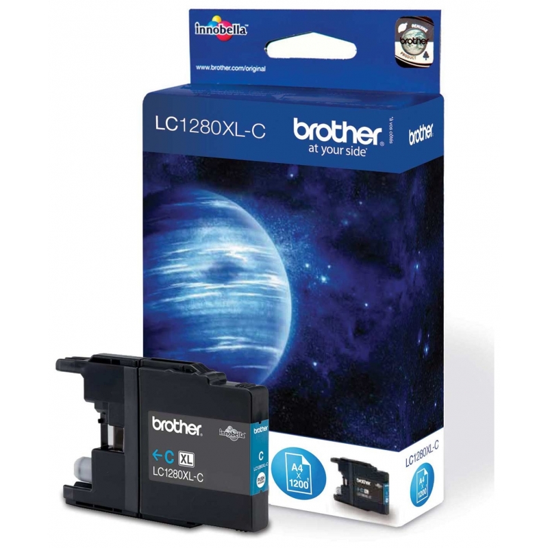 

Картридж Brother MFC-J6510DW/ J6910DW XL cyan (LC1280XLC)