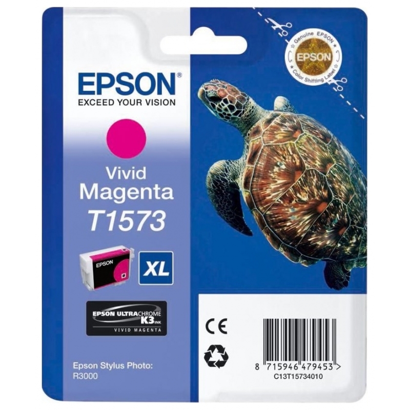 

Картридж Epson Stylus Photo R3000 Vivid Magenta (C13T15734010)