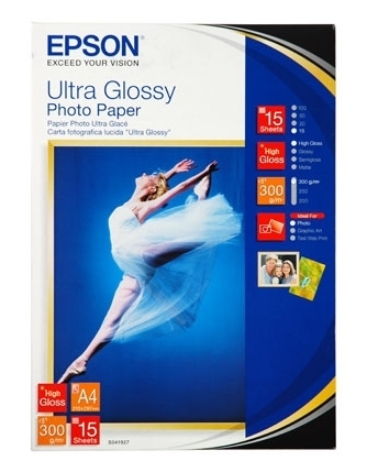 

Бумага Epson A4 Ultra Glossy Photo Paper, 15л. (C13S041927)