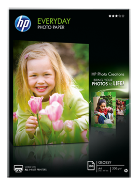 

Бумага HP A4 Everyday Photo Paper Glossy, 100л. (Q2510A)