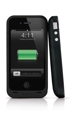 

Внешний аккумулятор Mophie iPhone 4 black (морфи)