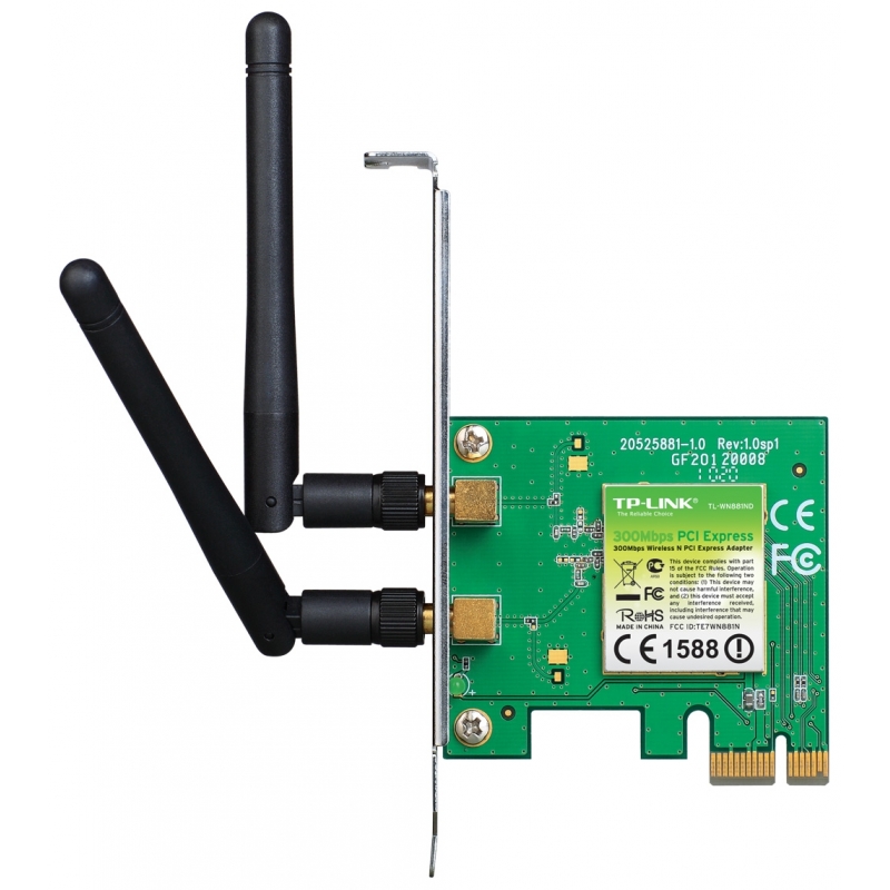 

Сетевой адаптер Tp-Link TL-WN881ND 300Mbps PCI E