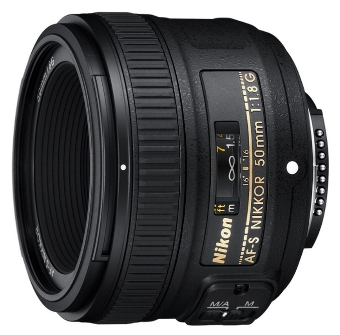 Акция на Объектив Nikon 50 mm f/1.8G AF-S Nikkor (JAA015DA) от Eldorado