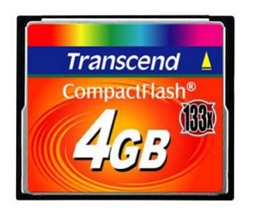 

Карта памяти Transcend CompactFlash Card 4Gb 133x (TS4GCF133)