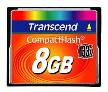 

Карта памяти Transcend CompactFlash Card 8Gb 133x (TS8GCF133)