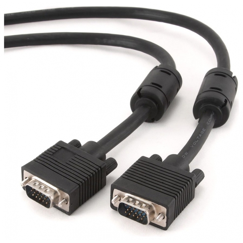 

Кабель VGA Gembird Premium 15M/15M (CC-PPVGA-30M-B) Black, 30 метров