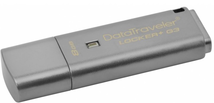 

Накопитель USB3.0 8Gb Kingston DataTraveler Locker + G3 (DTLPG3/8Gb)