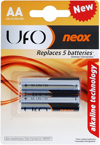 

Батарейки UFO LR6 NEOX AA 2шт.