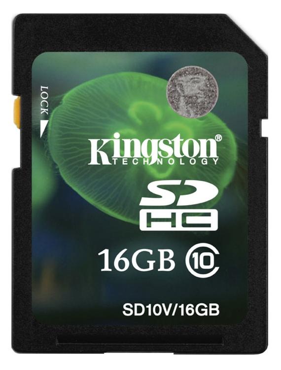 

Карта памяти KINGSTON SDHC 16GB Class 10
