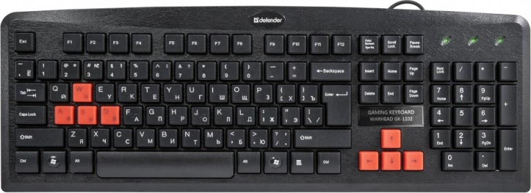 

Клавиатура DEFENDER Warhead GK-1102 USB