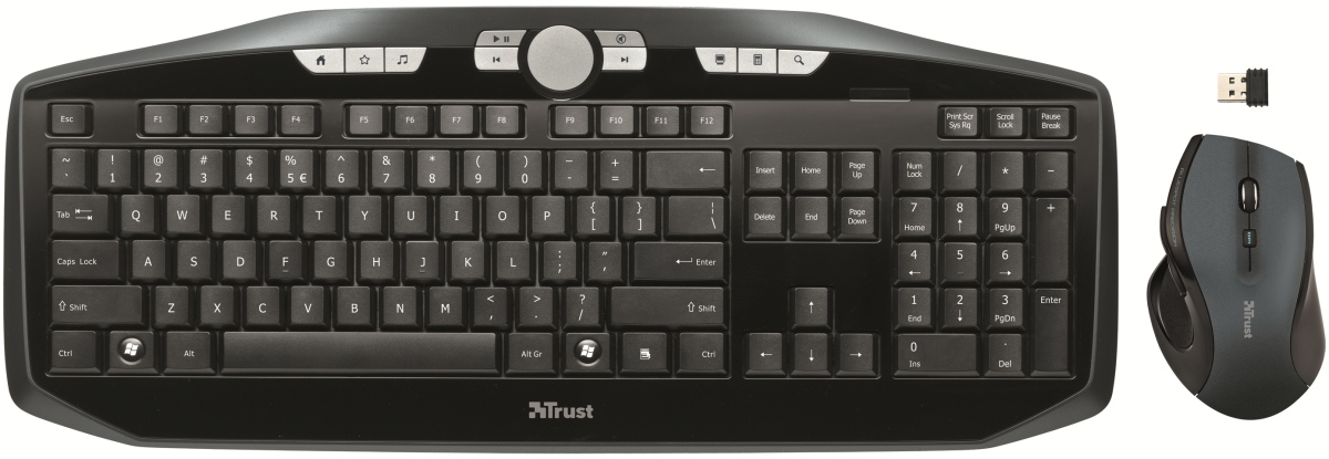 

Клавиатура+мышь TRUST MaxTrack Wireless Deskset