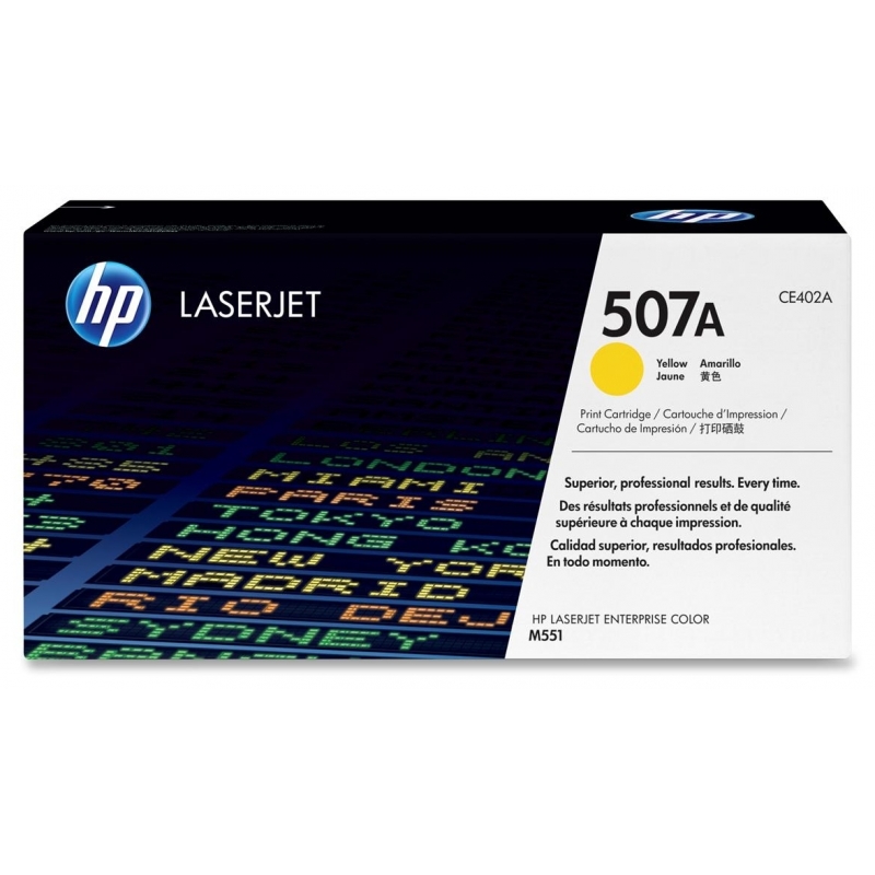 

Картридж HP LaserJet Enterprise 500 Color M551n/551dn/551xh yellow (CE402A)