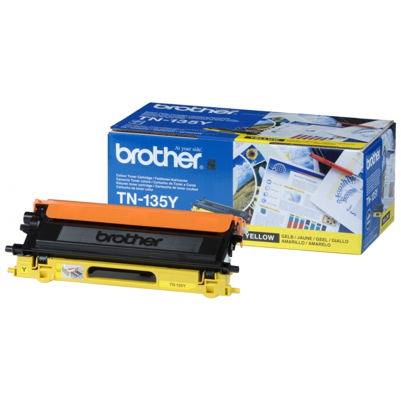 Картридж Brother (TN135Y) для HL-40XXC, MFC-9440CN, DCP-9040CN Yellow 2018