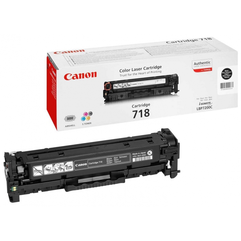 

Картридж Canon 718 LBP-7200/MF-8330/8350 Black (2662B002)