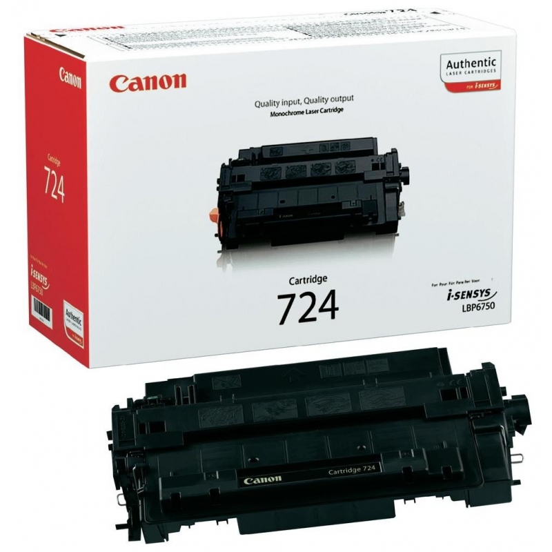 

Картридж Canon 724 LBP-6750dn black (3481B002)