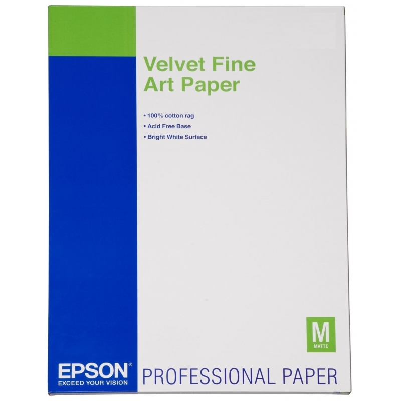 Бумага Epson A3+ Velvet FineArt Paper, 20л. (C13S041637) 2018