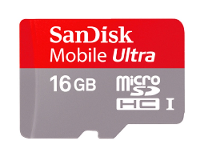 

Карта памяти SANDISK microSD Mobile Ultra 16GB Cl 10