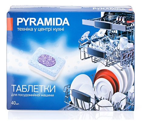 

Таблетки для посудомоечной машины PYRAMIDA 40 шт.
