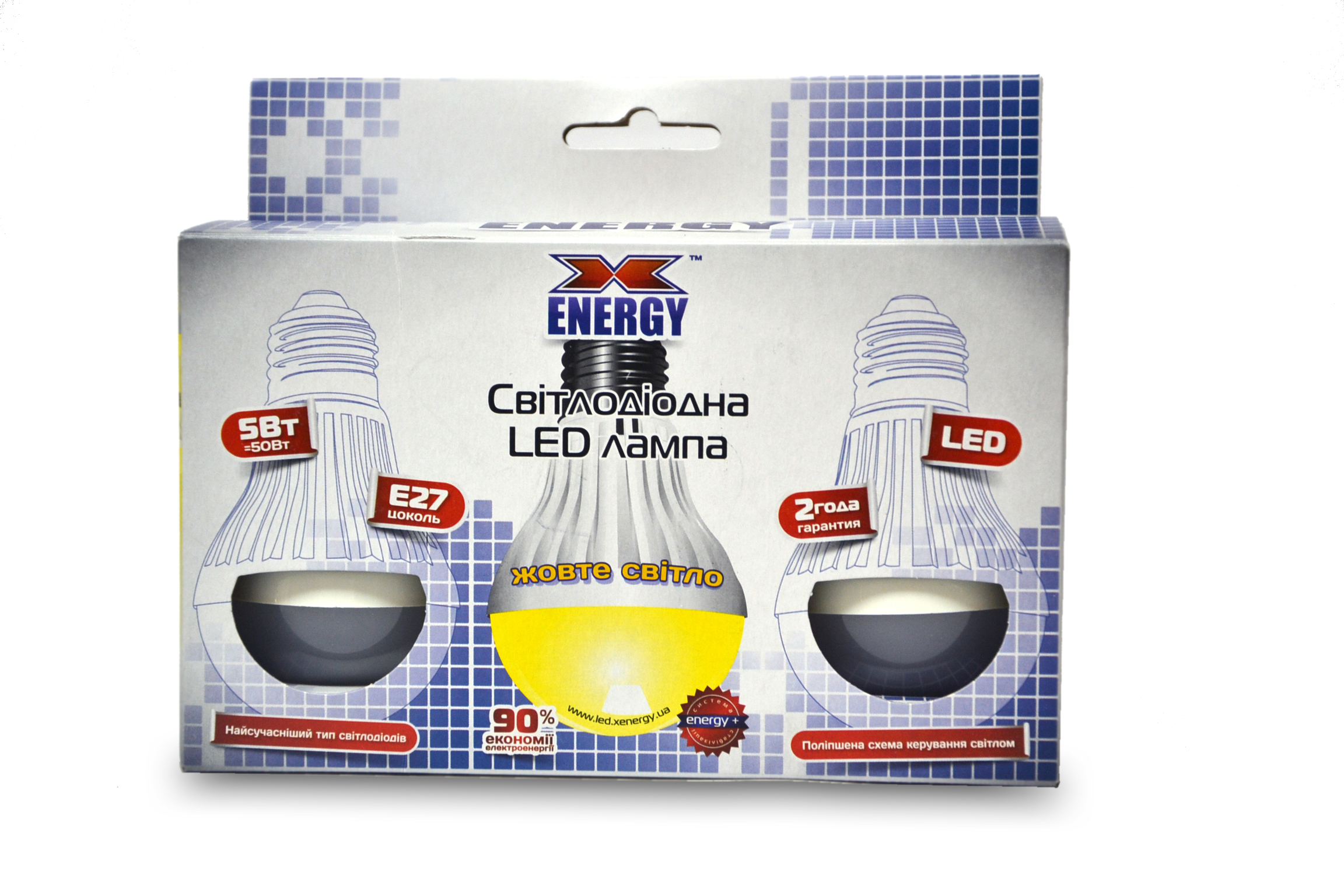 

Лампа XEnergy LED 5Вт Е27 3 шт. (теплый)