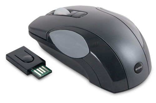 

Мышь SVEN RX-510 WLess Laser black-grey