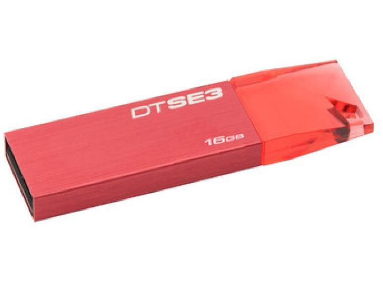 

USB FD KINGSTON 16 GB DTSE3 Red
