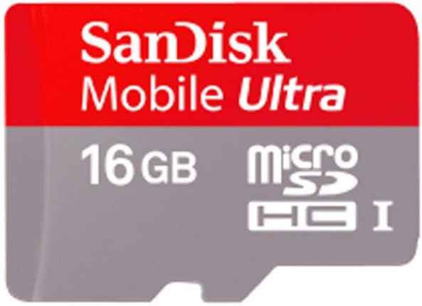 

Карта памяти SANDISK microSDHC 16GB Ult Cl 10 UHS