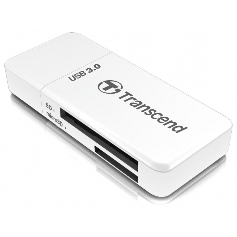 

Картридер Transcend USB3.0 белый (TS-RDF5W)