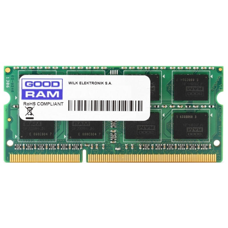 

Память So-DIMM Goodram 1x8Gb DDR3 1600MHz (GR1600S3V64L11/8G)