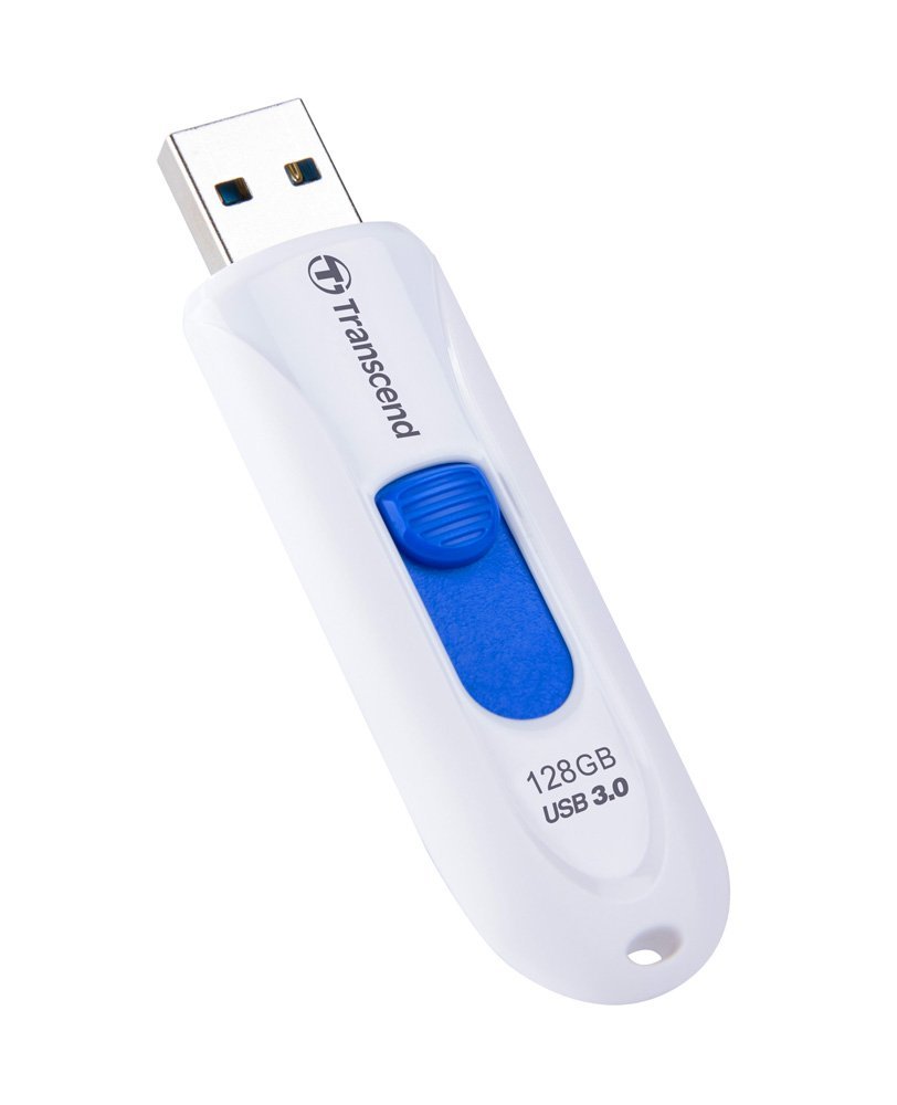 Флешка 3,0 128Gb Transcend JetFlash 790 (TS128GJF790W) White · 3