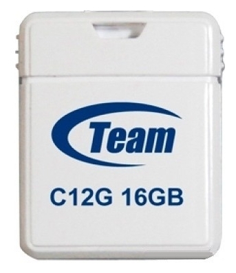 

Накопитель USB 16Gb Team C12G (TC12G16GW01) White