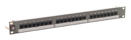 

Патч-панель Molex 19", 24xRJ45, UTP, кат.5e, 1U (PID-00058)
