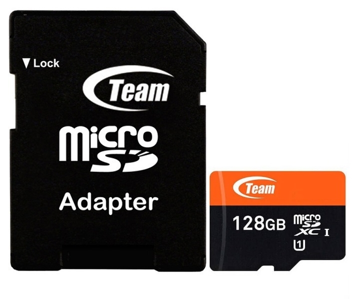 

Карта памяти Team microSDXC 128Gb UHS-I + SD-adapter (TUSDX128GUHS03)