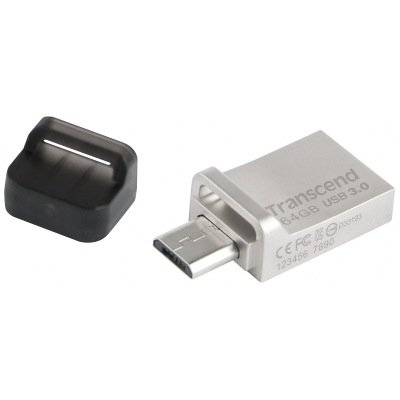 

Накопитель USB 64Gb Transcend JetFlash OTG 880 (TS64GJF880S)