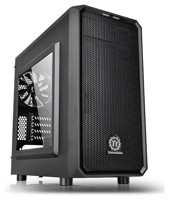 

Корпус Thermaltake Versa H15, без БП, прозрачная боковая стенка, черный (CA-1D4-00S1WN-00)