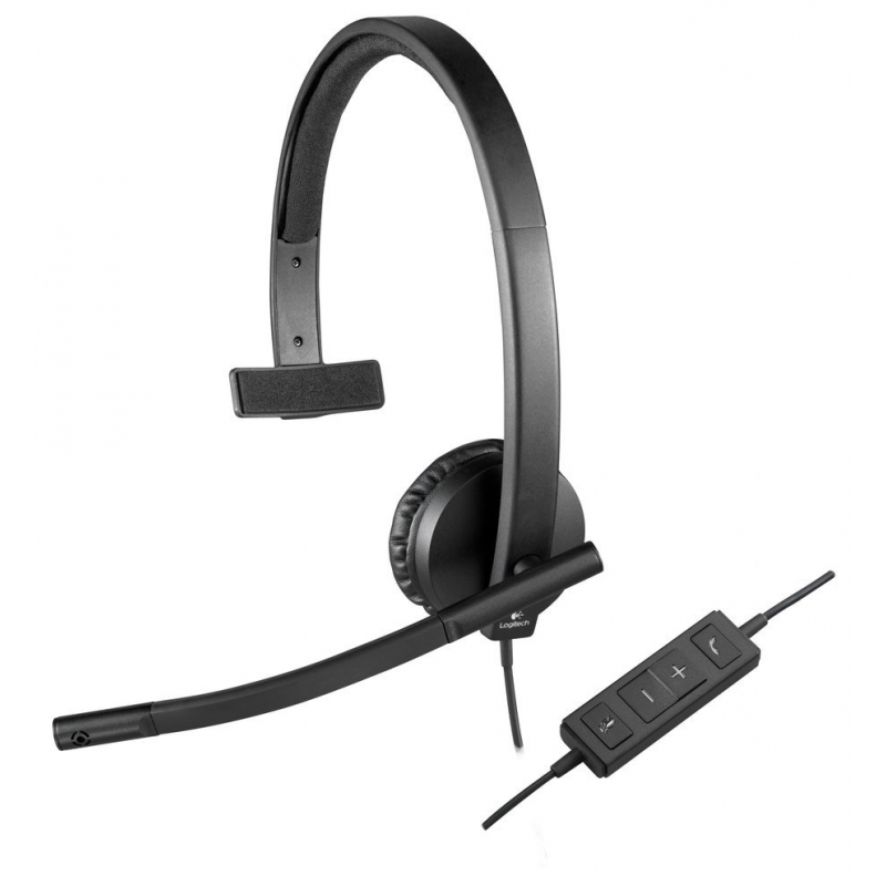

Гарнитура Logitech H570e Headset USB (981-000571)