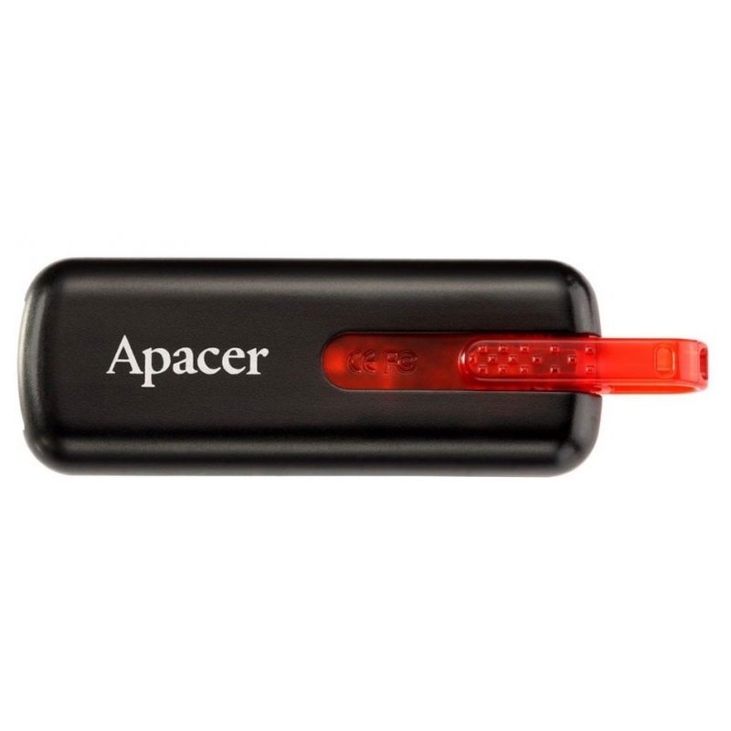

Накопитель USB 64Gb Apacer Handy Steno AH326 (AP64GAH326B-1) Black