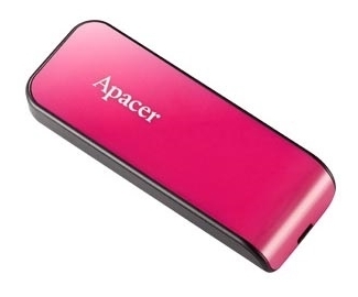 

Накопитель USB 64Gb Apacer Handy Steno AH334 (AP64GAH334P-1) Pink