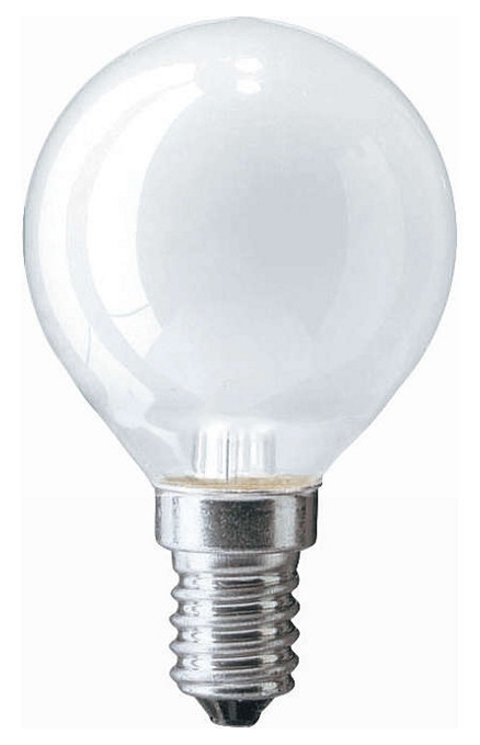 

Лампа накаливания Philips E14 40W 230V P45 FR 1CT/10X10F