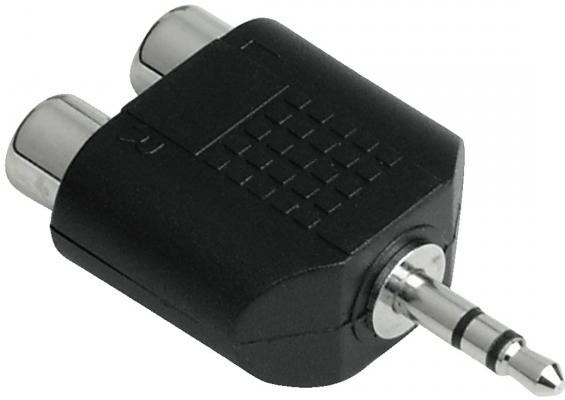 

Адаптер hama 122376 2 RCA - 3.5 mm Stereo jack