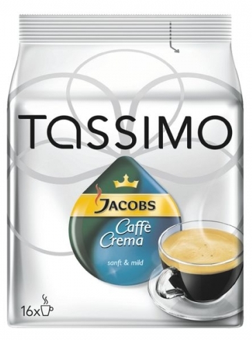 

Кофе Tassimo Якобс Крема 112 г