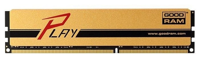 Память Goodram Play Gold 4Gb DDR3 1600 (GYG1600D364L9S/4G) 2018