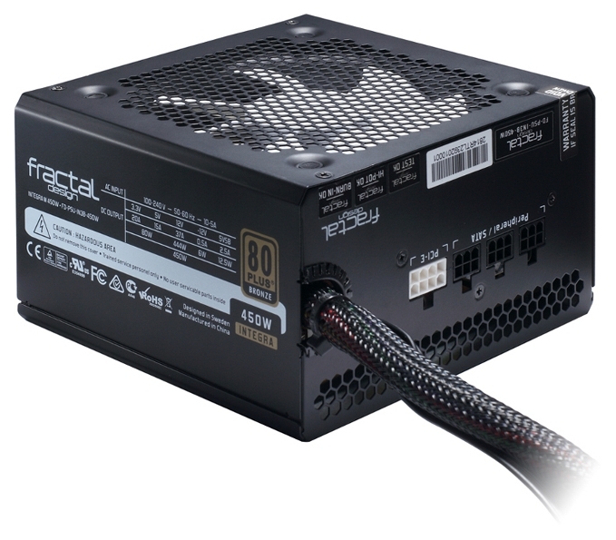 

Блок питания Fractal Design INTEGRA M 450W (FD-PSU-IN3B-450W-EU)