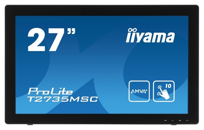 

Монитор 27" Iiyama Prolite T2735MSC-B2 Touch (FullHD, DVI, VGA, HDMI)